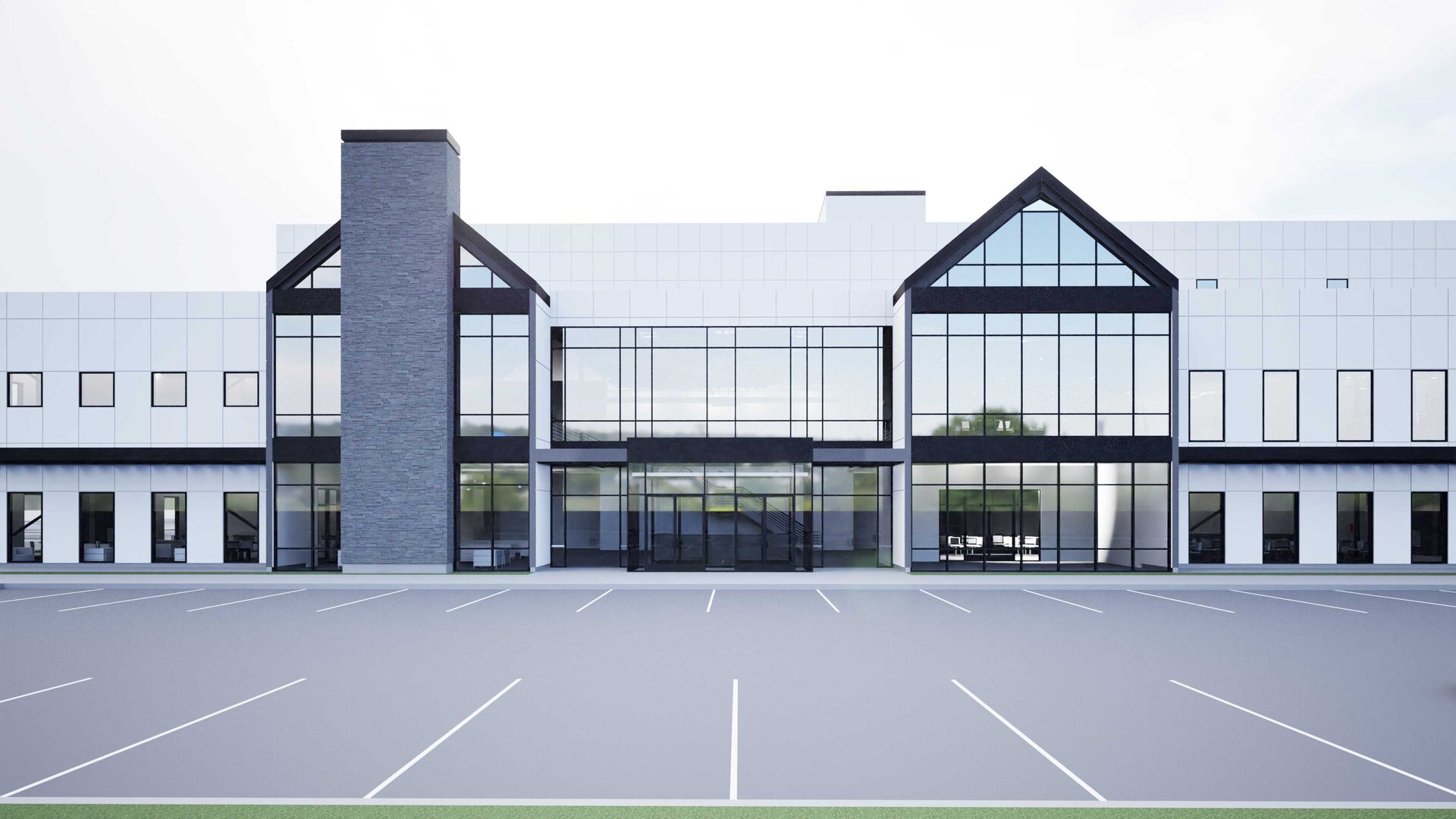 Modern Facility Front Entrance