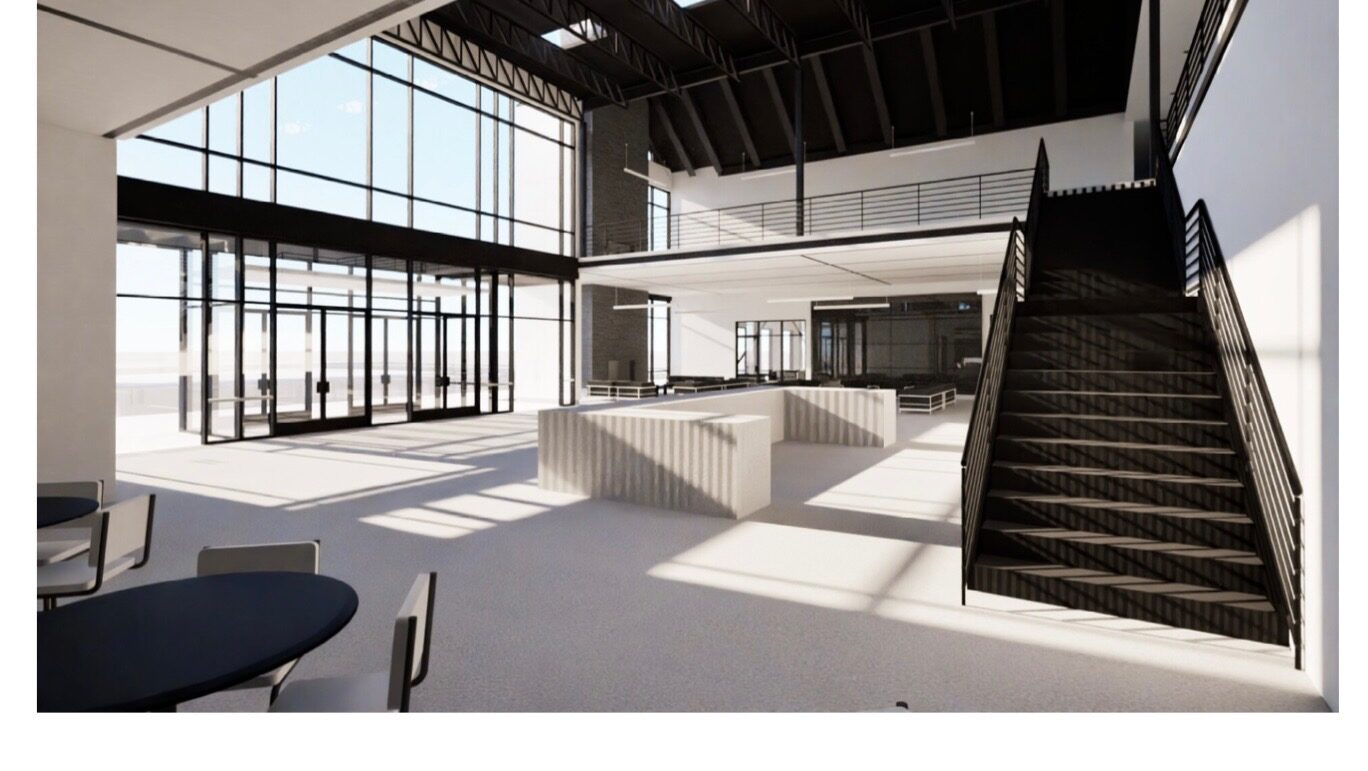 Grand Lobby Atrium with Dramatic Architecture