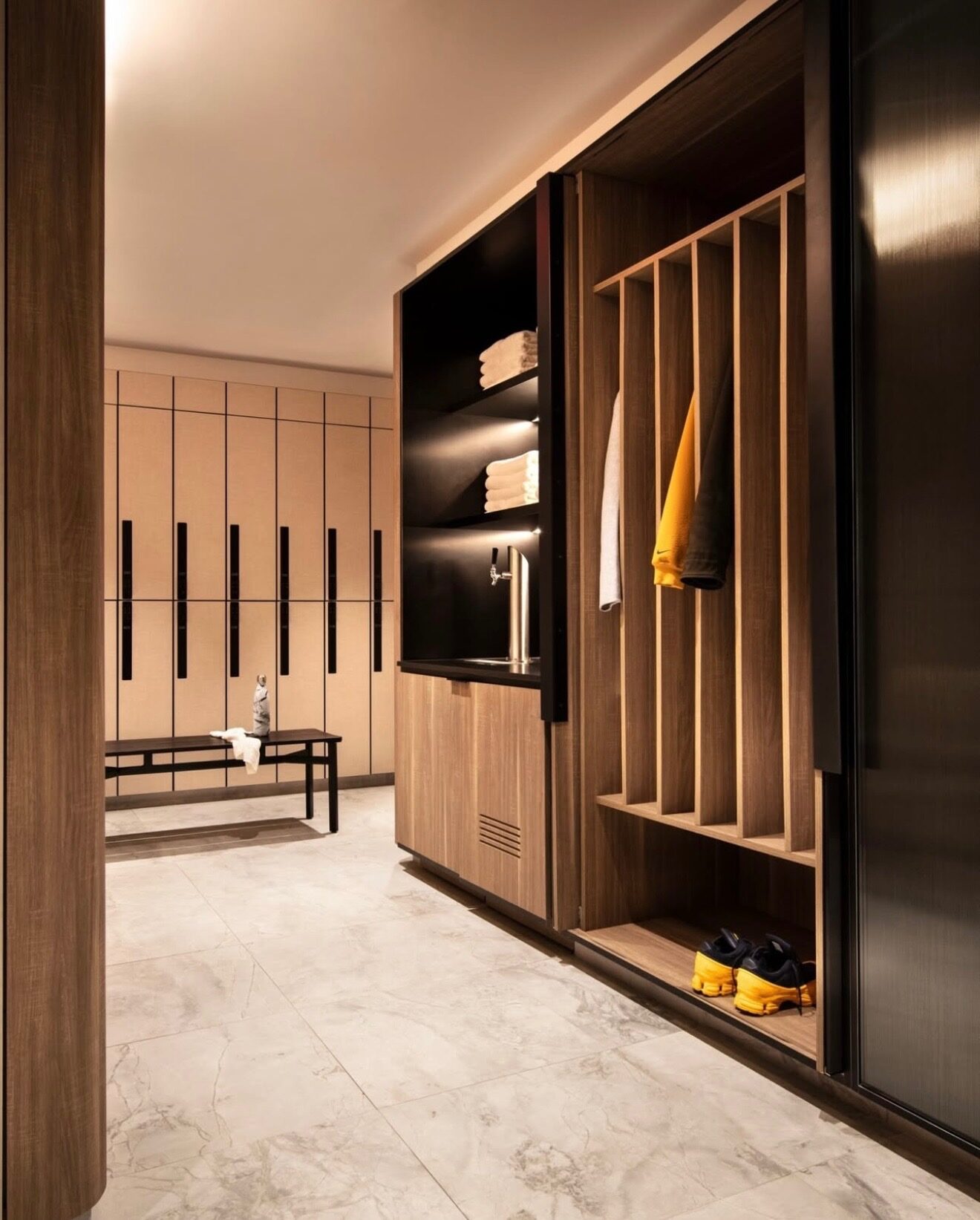 Premium Locker Room Facilities