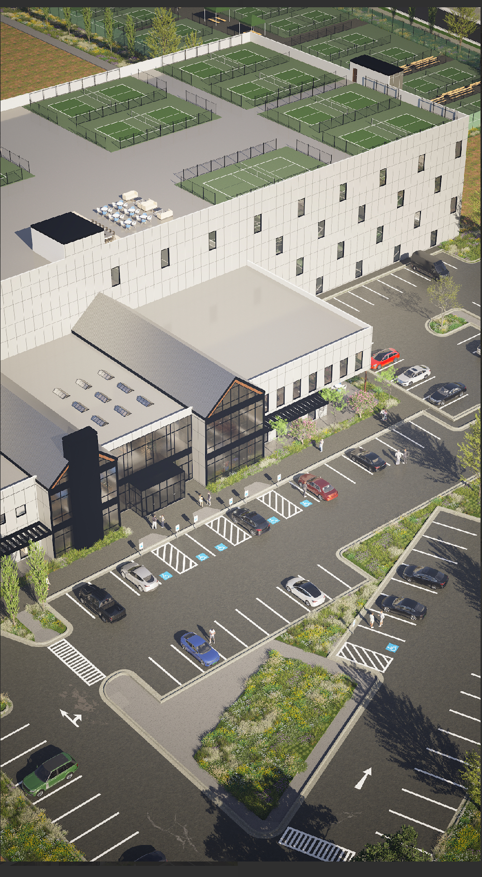 Utah Pickleball Center Aerial View